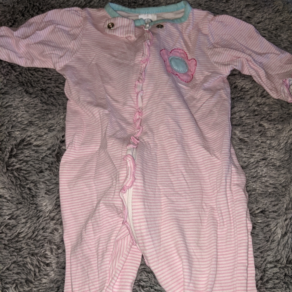 baby girl onsie footie